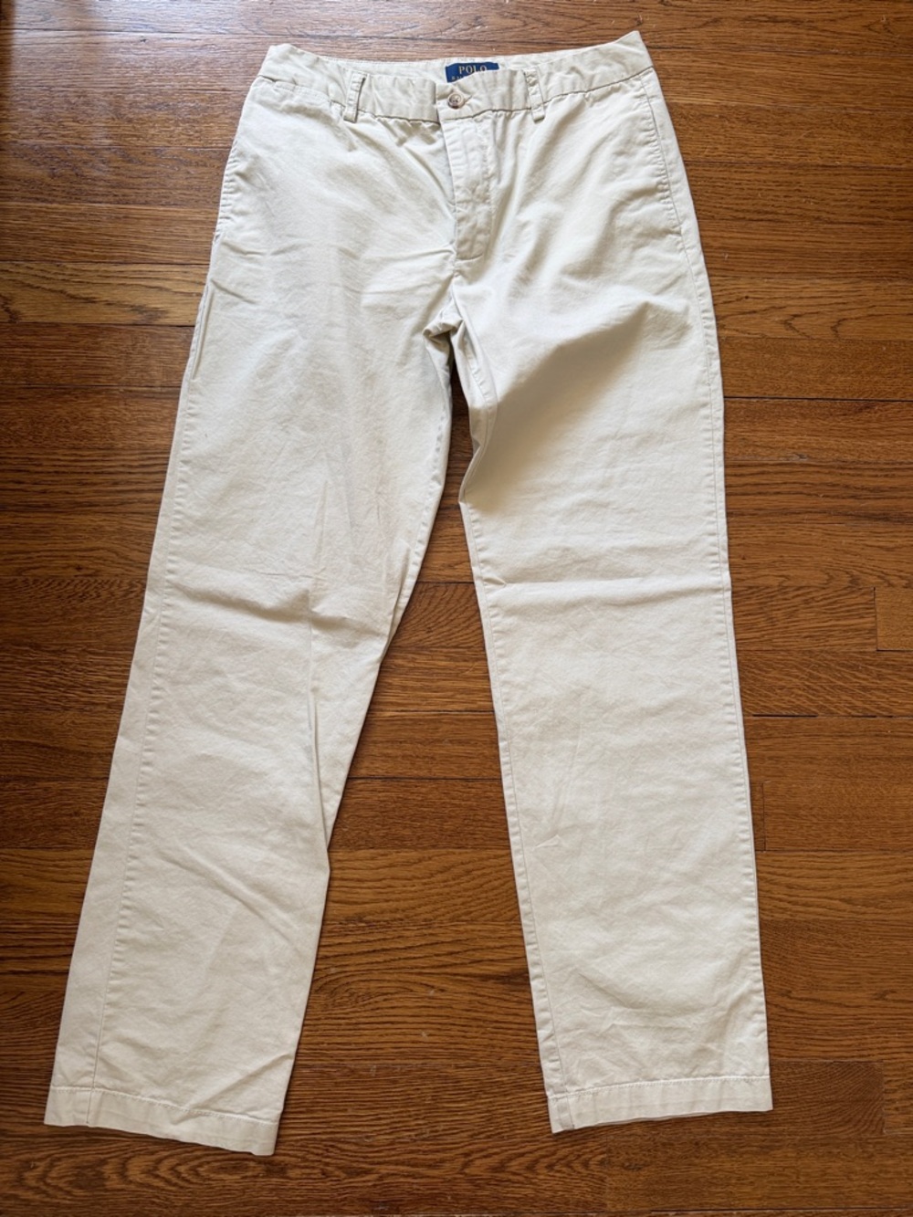 Polo by Ralph Lauren Boys Light Cream Chino Pants